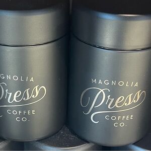 Magnolia Press Coffee Canister 2 pack bundle. From the Silos in Waco.
